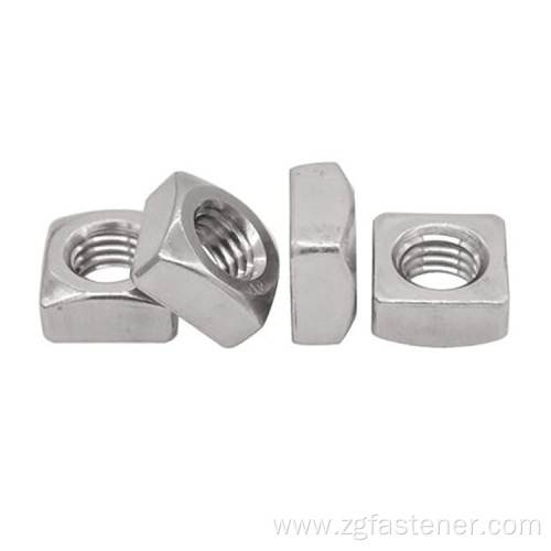 m4-m30 DIN 557 stainless steel square nuts